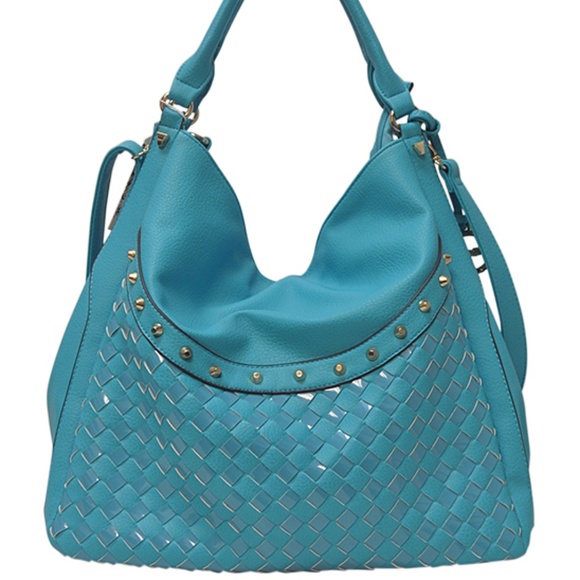 Turquoise Weave Hobo by Sorrentino Concepts - Picture 1 of 4